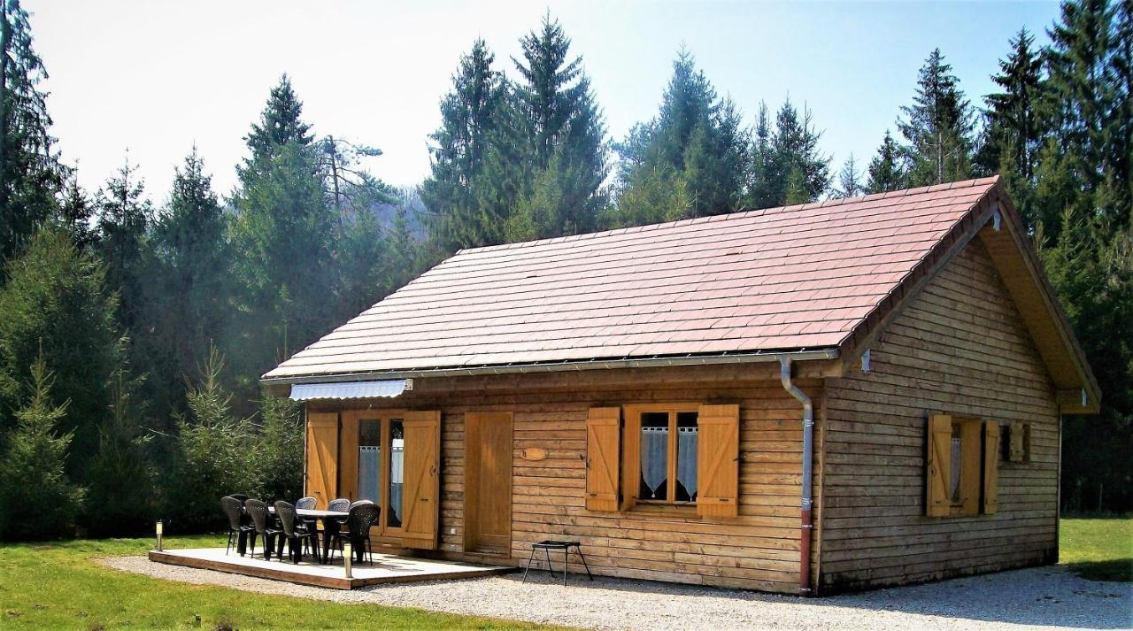 Chalet De Charme Le Contemporain Ney Exterior foto